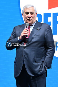2024-02-24 - Antonio Tajani during the National Congress Forza Italia on 24 February 2024 at the Palazzo dei Congressi in Rome, Italy. -  NATIONAL CONGRESS FORZA ITALIA - NEWS - POLITICS