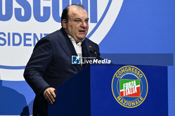 2024-02-24 - Fulvio Martusciello during the National Congress Forza Italia on 24 February 2024 at the Palazzo dei Congressi in Rome, Italy. -  NATIONAL CONGRESS FORZA ITALIA - NEWS - POLITICS