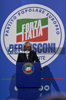 2024-02-24 - Paolo Barelli during the National Congress Forza Italia on 24 February 2024 at the Palazzo dei Congressi in Rome, Italy. -  NATIONAL CONGRESS FORZA ITALIA - NEWS - POLITICS