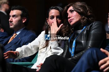 2024-02-24 - Licia Ronzulli and Anna Maria Bernini during the National Congress Forza Italia on 24 February 2024 at the Palazzo dei Congressi in Rome, Italy. -  NATIONAL CONGRESS FORZA ITALIA - NEWS - POLITICS