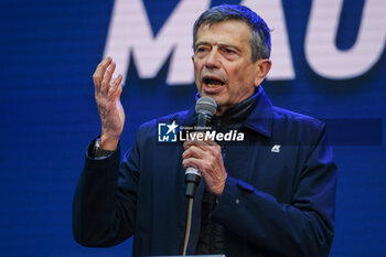 2024-04-19 - Leader of Noi Moderati Maurizio Lupi During the concluding rally of the centre-right candidate for the Basilicata regional . - UNITED CENTRE-RIGHT RALLY REGIONAL BASILICATA - NEWS - POLITICS