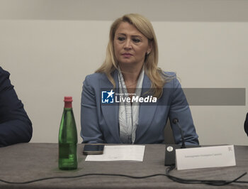 2024-05-02 - Giuseppina Castiello, known as Pina, is an Italian politician and Undersecretary of State for Relations with Parliament in the Meloni government during the presentation of the party leaga candidates in naples for the european elections 2024 - PRESENTATION OF THE PARTY LEAGA CANDIDATES IN NAPLES FOR THE EUROPEAN ELECTIONS 2024 - NEWS - POLITICS