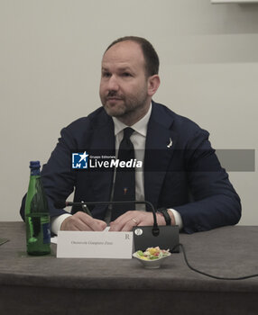 2024-05-02 - Gianpiero Zinzi Deputy of the Italian Republic during the presentation of the party leaga candidates in naples for the european elections 2024 - PRESENTATION OF THE PARTY LEAGA CANDIDATES IN NAPLES FOR THE EUROPEAN ELECTIONS 2024 - NEWS - POLITICS