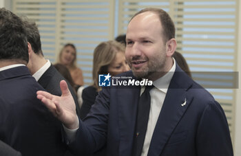 2024-05-02 - Gianpiero Zinzi Deputy of the Italian Republic during the presentation of the party leaga candidates in naples for the european elections 2024 - PRESENTATION OF THE PARTY LEAGA CANDIDATES IN NAPLES FOR THE EUROPEAN ELECTIONS 2024 - NEWS - POLITICS