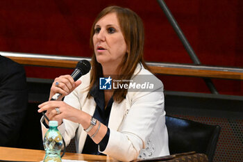 2024-05-06 - Alessandra Zedda candidate for Mayor of Cagliari. Photo Gianluca Zuddas/LiveMedia. - MEETING OF CANDIDATES FOR MAYOR OF CAGLIARI - NEWS - POLITICS