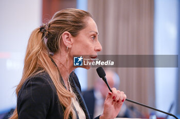 2024-05-16 - Arianna Meloni. Photo Gianluca Zuddas/LiveMedia. - SALVATORE DEIDDA'S EUROPEAN PARLIAMENT CANDIDACY PRESENTATION - NEWS - POLITICS