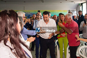 2024-05-30 - Matteo Salvini at Catanzaro European elections rally - MATTEO SALVINI EUROPEAN ELECTIONS RALLY AT CATANZARO - NEWS - POLITICS