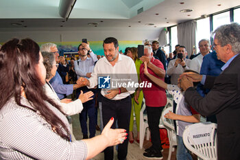 2024-05-30 - Matteo Salvini at Catanzaro European elections rally - MATTEO SALVINI EUROPEAN ELECTIONS RALLY AT CATANZARO - NEWS - POLITICS