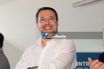 2024-05-30 - Matteo Salvini at Catanzaro European elections rally - MATTEO SALVINI EUROPEAN ELECTIONS RALLY AT CATANZARO - NEWS - POLITICS