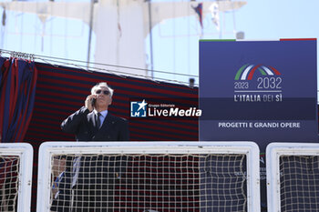 2024-05-31 - Ponte sullo Stretto SPA Pietro Ciucci at the meeting “L’Italia dei Si 2023 - 2032 Progetti e grandi opere in Italia” on board of the Coast Guard ship “Luigi Dattilo “ in Messina - “L’ITALIA DEI Sì 2023-2032 - PROGETTI E GRANDI OPERE IN ITALIA” - NEWS - POLITICS