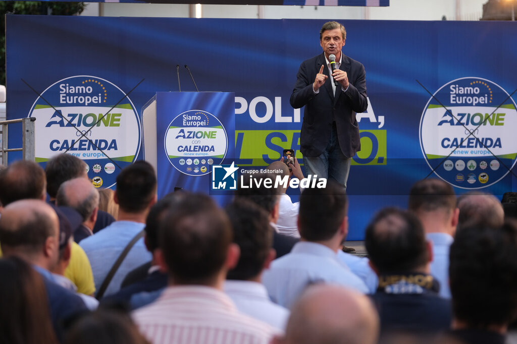 Carlo Calenda,  closes the 2024 European election campaign in Naples - NEWS - POLITICS