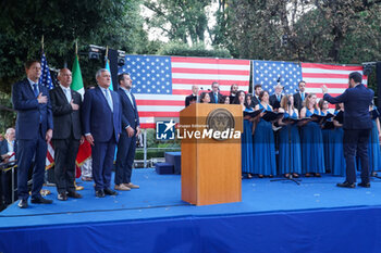 2024-06-27 - Jeffrey Prescott, Jack Markell, Antonio Tajani, Matteo Salvini - RECEPTION FOR THE AMERICAN INDEPENDENCE DAY - NEWS - POLITICS