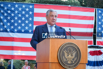 2024-06-27 - Antonio Tajani, Minister of Foreign Affairs and International Cooperation - RECEPTION FOR THE AMERICAN INDEPENDENCE DAY - NEWS - POLITICS