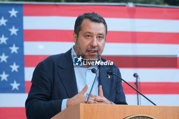 2024-06-27 - Matteo Salvini, Minister of Infrastructure and Transport - RECEPTION FOR THE AMERICAN INDEPENDENCE DAY - NEWS - POLITICS