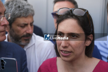 2024-06-28 - Democracy Party Secretary Elly Schlein in Naples to discuss civil rights On the last day of the pride park event on the eve of tomorrow's Naples pride - NAPOLI PRIDE PARK CONVENTION WITH ELLY SCHLEIN AND GIUSEPPE CONTE - NEWS - POLITICS