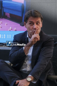 2024-06-28 - 5-star movement leader Giuseppe Conte in Naples to discuss civil rights On the last day of the pride park event on the eve of tomorrow's Naples pride - NAPOLI PRIDE PARK CONVENTION WITH ELLY SCHLEIN AND GIUSEPPE CONTE - NEWS - POLITICS