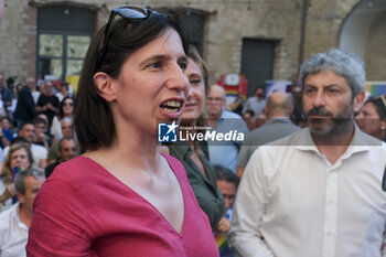 2024-06-28 - Democracy Party Secretary Elly Schlein in Naples to discuss civil rights On the last day of the pride park event on the eve of tomorrow's Naples pride - NAPOLI PRIDE PARK CONVENTION WITH ELLY SCHLEIN AND GIUSEPPE CONTE - NEWS - POLITICS