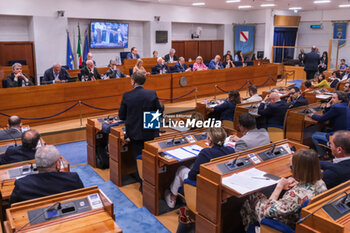 2024-07-08 - Extraordinary session of the Campania Council to vote on the request for the referendum to abrogate the differentiated autonomy in photo Vincenzo De Luca - CAMPANIA COUNCIL, EQUEST FOR THE REFERENDUM TO ABROGATE THE DIFFERENTIATED AUTONOMY  - NEWS - POLITICS