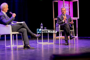 2024-09-12 - Lucio Fontana interviews Mario Draghi, President of the European Central Bank, on the stage of Tempo Donne 2024 at the Triennale - MARIO DRAGHI GUEST AND INTERVIEW AT THE TIME OF WOMEN 2024 IN TRIENNALE - NEWS - POLITICS