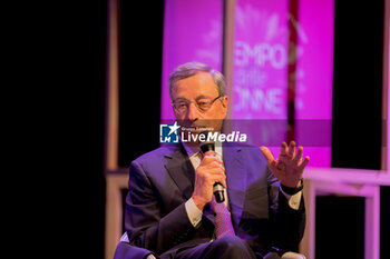 2024-09-12 - Mario Draghi President of the European Central Bank on the stage of Tempo Donne 2024 at the Triennale - MARIO DRAGHI GUEST AND INTERVIEW AT THE TIME OF WOMEN 2024 IN TRIENNALE - NEWS - POLITICS