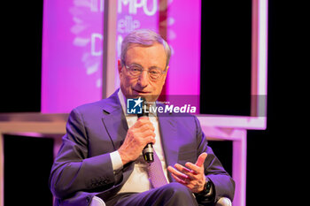 2024-09-12 - Mario Draghi President of the European Central Bank on the stage of Tempo Donne 2024 at the Triennale - MARIO DRAGHI GUEST AND INTERVIEW AT THE TIME OF WOMEN 2024 IN TRIENNALE - NEWS - POLITICS