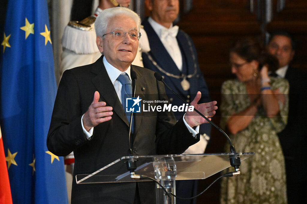 The return ceremony of the Flag of the Italian athletes returning from the Paris 2024  - NEWS - POLITICS