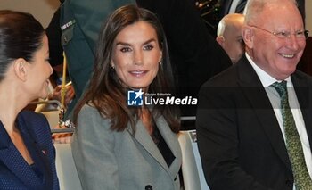 2024-10-17 - Spanish Queen Letizia during Mental Health World Day 2024 in Madrid on Thursday, 17 October 2024. Cordon Press - LA REINA LERIZIA ASISTE A ACTO CON MOTIVO DE DIA DE LA SALUD MENTAL EN MADRID - NEWS - POLITICS