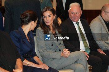 2024-10-17 - Spanish Queen Letizia during Mental Health World Day 2024 in Madrid on Thursday, 17 October 2024. Cordon Press - LA REINA LERIZIA ASISTE A ACTO CON MOTIVO DE DIA DE LA SALUD MENTAL EN MADRID - NEWS - POLITICS