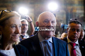 2024-10-17 - The Minister of Justice of the Meloni government, Carlo Nordio, in Naples for the conference Legal and social scenarios of gender violence: from repression to perception and prevention of the phenomenon conference organised by the Court of Appeal of Naples and the Attorney General's Office - CARLO NORDIO IN NAPLES  - NEWS - POLITICS