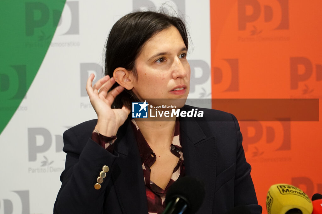  Press conference by Elly Schlein, secretary of the Democratic Party, after the victory by the center-left in the regional elections of Emilia Romagna and Umbria - NEWS - POLITICS