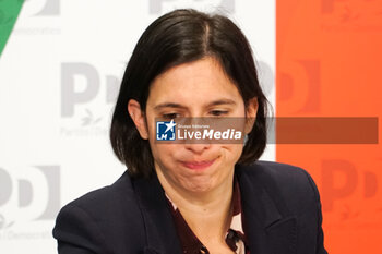 2024-11-20 - Elly Schlein, PD -  PRESS CONFERENCE BY ELLY SCHLEIN, SECRETARY OF THE DEMOCRATIC PARTY, AFTER THE VICTORY BY THE CENTER-LEFT IN THE REGIONAL ELECTIONS OF EMILIA ROMAGNA AND UMBRIA - NEWS - POLITICS