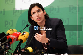 2024-11-20 - Elly Schlein, PD -  PRESS CONFERENCE BY ELLY SCHLEIN, SECRETARY OF THE DEMOCRATIC PARTY, AFTER THE VICTORY BY THE CENTER-LEFT IN THE REGIONAL ELECTIONS OF EMILIA ROMAGNA AND UMBRIA - NEWS - POLITICS