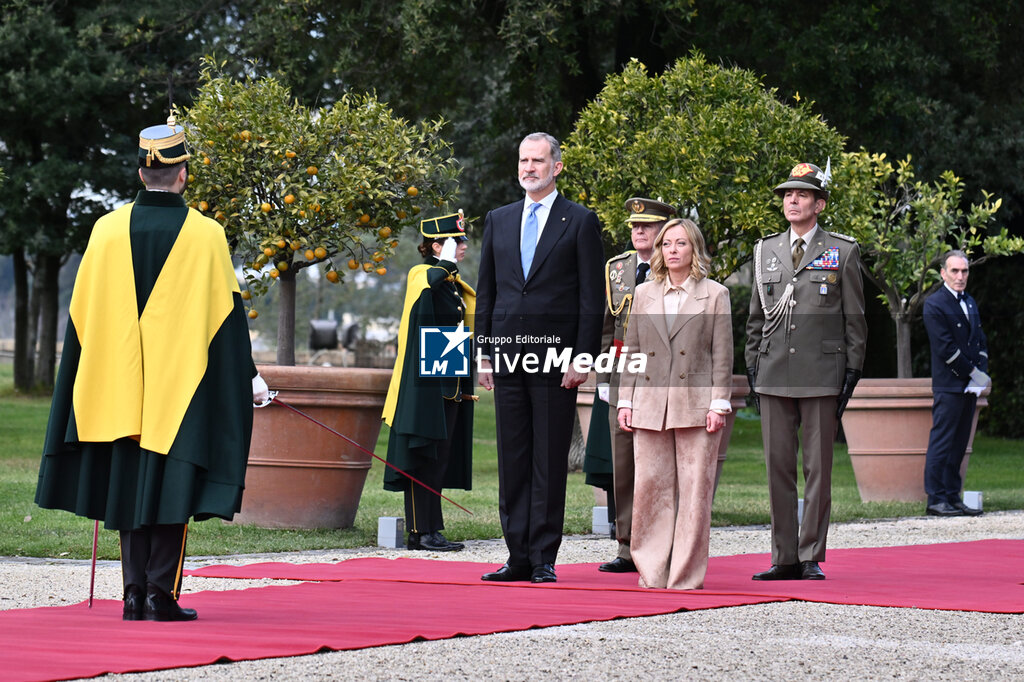 The Prime Minister, Giorgia Meloni, meets Their Majesties the King and Queen of Spain, Felipe VI and Letizia - NEWS - POLITICS