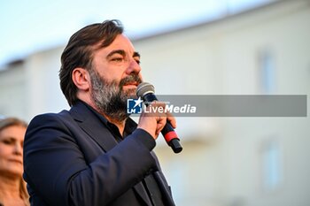 2024-06-03 - Antonio Moro, PSDAZ - CHIUSURA CAMPAGNA ELETTORALE GAVINO MARIOTTI SINDACO SASSARI - REPORTAGE - POLITICS