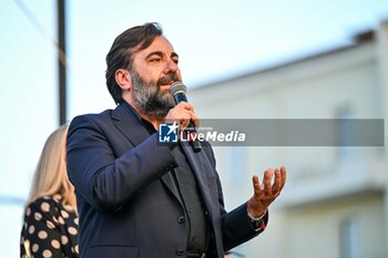 2024-06-03 - Antonio Moro, PSDAZ - CHIUSURA CAMPAGNA ELETTORALE GAVINO MARIOTTI SINDACO SASSARI - REPORTAGE - POLITICS