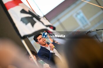 2024-06-03 - Luca Babudieri, Fratelli d'Italia - CHIUSURA CAMPAGNA ELETTORALE GAVINO MARIOTTI SINDACO SASSARI - REPORTAGE - POLITICS