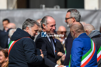 2024-04-28 - Luca Zaia President of the Veneto Region in St. Mark's Square - VISIT OF HOLY FATHER POPE FRANCIS TO VENICE. - NEWS - RELIGION