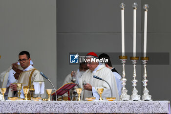 2024-04-28 - Monsignor Francesco Moraglia, Patriarch of Venice celebrates Holy Mass - VISIT OF HOLY FATHER POPE FRANCIS TO VENICE. - NEWS - RELIGION