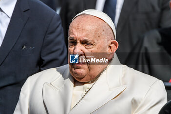 2024-04-28 - Holy Father, Pope Francis Sovereign of Vatican City portrait - VISIT OF HOLY FATHER POPE FRANCIS TO VENICE. - NEWS - RELIGION