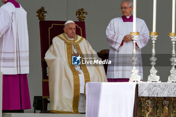 2024-04-28 - Holy Father, Pope Francis Sovereign of Vatican City Moments of the celebration of Holy Mass - VISIT OF HOLY FATHER POPE FRANCIS TO VENICE. - NEWS - RELIGION