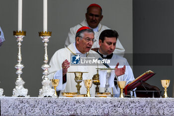 2024-04-28 - Monsignor Francesco Moraglia, Patriarch of Venice celebrates Holy Mass - VISIT OF HOLY FATHER POPE FRANCIS TO VENICE. - NEWS - RELIGION