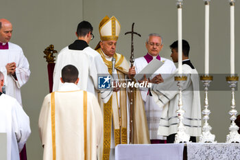 2024-04-28 - Pope Francis speaks during the the celebration of Holy Mass in St. Mark's Square - VISIT OF HOLY FATHER POPE FRANCIS TO VENICE. - NEWS - RELIGION