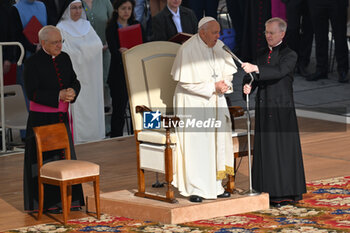 2024-09-25 - Pope Francis during the General Weekly Audience, 25 September 2024 at the Paul VI Audience Hall, Vatican City, Vatican. - POPE FRANCIS GENERAL WEEKLY AUDIENCE - NEWS - RELIGION