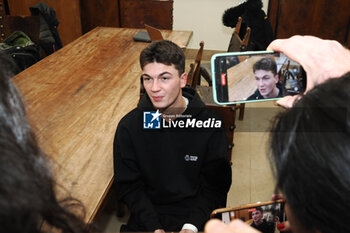 2024-01-05 - press conference Matteo Mariotti, a boy from Parma who was attacked by a shark in Australia and had his leg amputated - - Bologna, Italy, January 5, 2024 - photo: corrispondente Bologna - PRESS CONFERENCE MATTEO MARIOTTI, A BOY FROM PARMA ATTACKED BY A SHARK IN AUSTRALIA AND WHO HAD HIS LEG AMPUTATED - NEWS - HEALTH