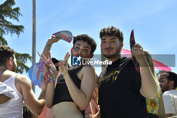 2024-06-15 - People taking part in the annual Pride Parade in the streets of Rome - ROMA PRIDE 2024 - NEWS - SOCIETY