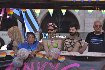 2024-06-15 - People taking part in the annual Pride Parade in the streets of Rome - ROMA PRIDE 2024 - NEWS - SOCIETY