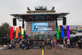 2024-06-29 - the pride stage - MILANO PRIDE PARADE  - NEWS - SOCIETY