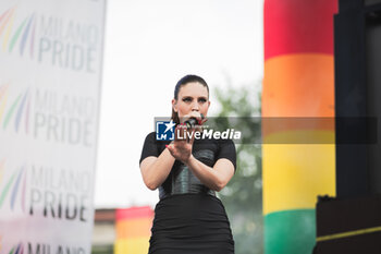 2024-06-29 - Ditonellapiaga on stage - MILANO PRIDE PARADE  - NEWS - SOCIETY