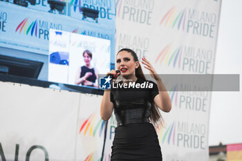 2024-06-29 - Ditonellapiaga on stage - MILANO PRIDE PARADE  - NEWS - SOCIETY