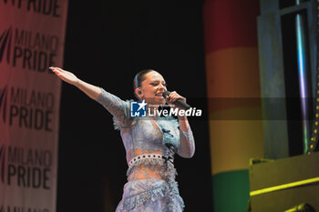 2024-06-29 - Francesca Michielin on stage - MILANO PRIDE PARADE  - NEWS - SOCIETY